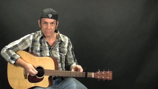 How To Play Wagon Wheel Acoustic Guitar Lesson смотреть онлайн