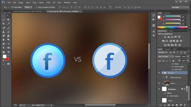 Flat иконки в Photoshop и Illustrator. Урок 02. смотреть онлайн