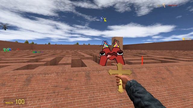 GARTEN OF BANBAN + RAINBOW FRIENDS ALPHABET vs CRUCIFIX In MAZE?! [Garry's Mod] смотреть онлайн