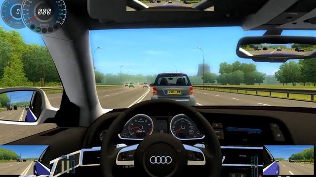 City Car Driving Audi RS6 !!! смотреть онлайн