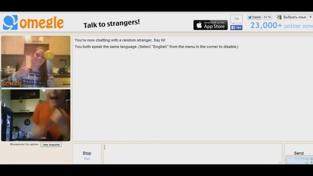 Танцующий мальчик отжигает в чатрулетке(Chatroulette)