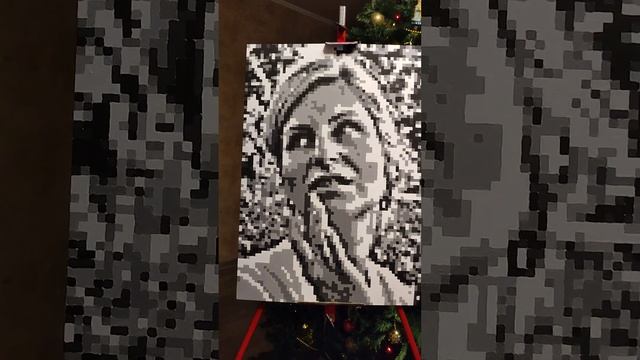 Портрет в стиле пиксель-арт смотреть онлайн