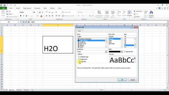 M S EXCEL mein H2O kaise likhen hindi version смотреть онлайн
