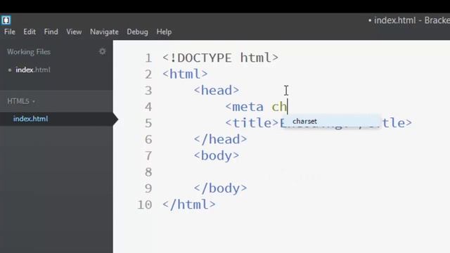 HTML tutorial for Beginners #6 How to setting Encoding metaTag смотреть онлайн