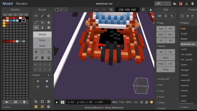 MagicaVoxel - Рисуем графику для своей игры. Часть 2) смотреть онлайн