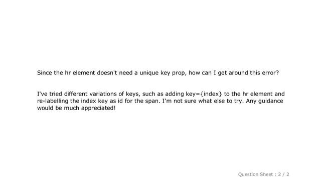 HTML : Each child in a list should have a unique "key" prop смотреть онлайн