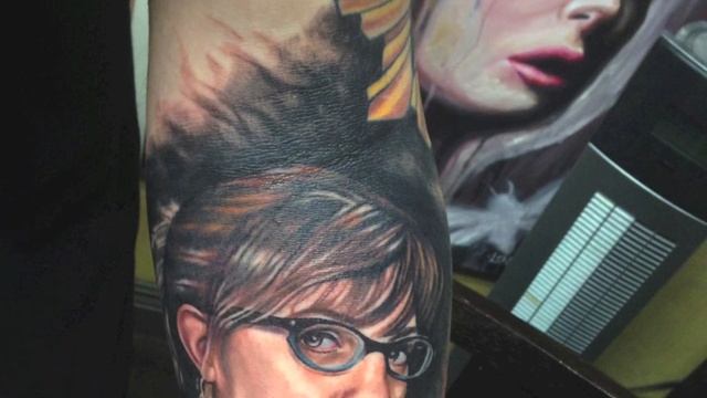 Life Tattooing Project 1 London Reese Color Realism Portrait Tattoo