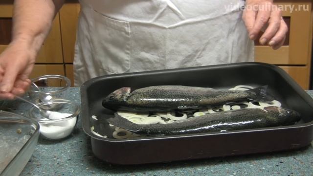 Форель запечёная - Рецепт Бабушки Эммы смотреть онлайн