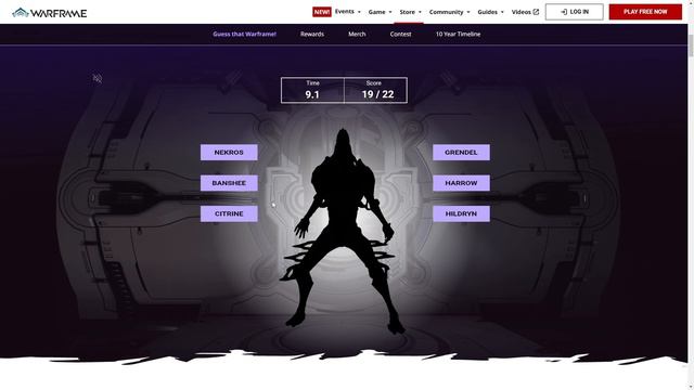 Warframe - 10 Year Anniversary Mini Game смотреть онлайн