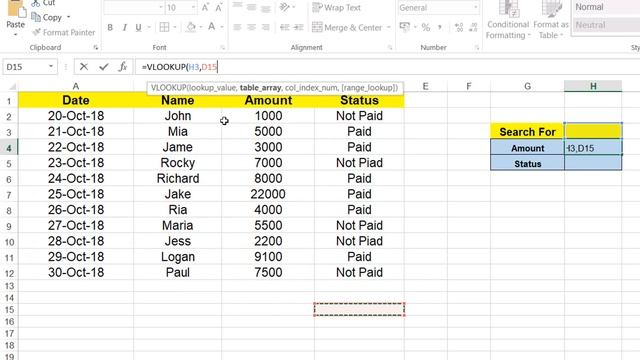How to Use VLOOKUP Formula in Excel | Tutorial 2018 смотреть онлайн