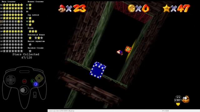 Kaizo Mario 64 - Bowser In The FIRE SEA + Green SWITCH CAVERN + Hazy MAZE CAVE смотреть онлайн