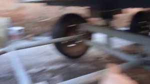 самодельный прицеп с поворотной осью для минитрактора