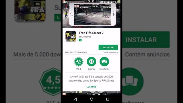 Como baixar Fifa Street 2 para Android. смотреть онлайн