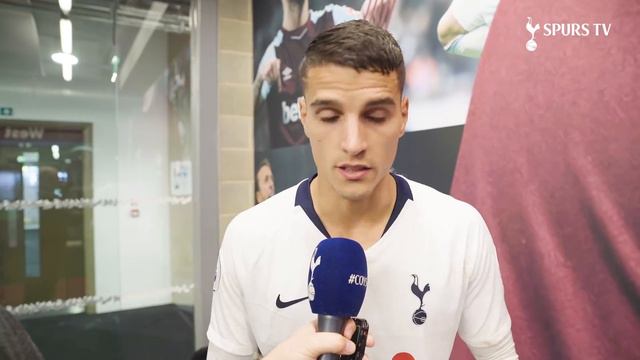 MOUSA DEMBELE CRASHES ERIK LAMELA'S POST-MATCH INTERVIEW | West Ham 0-1 Spurs смотреть онлайн