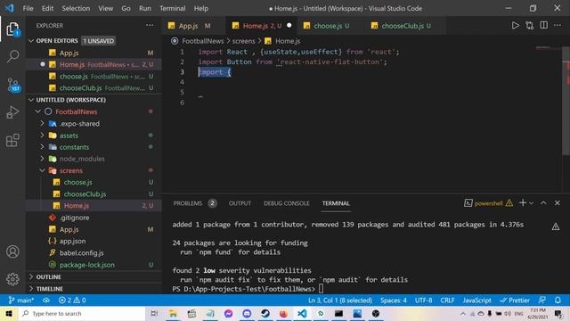 How to Make your Football App in React native Part 1 смотреть онлайн