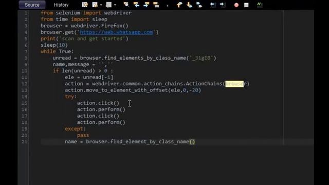 26 Line Script Whatsapp Bot with Python смотреть онлайн