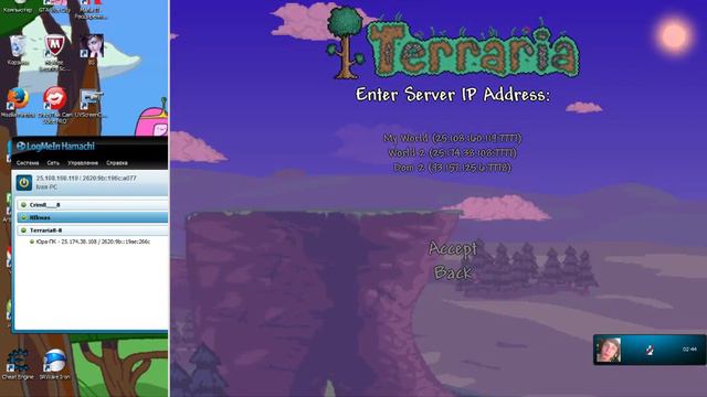 Как запустить сервер в игре "Terraria" от "Steam" смотреть онлайн