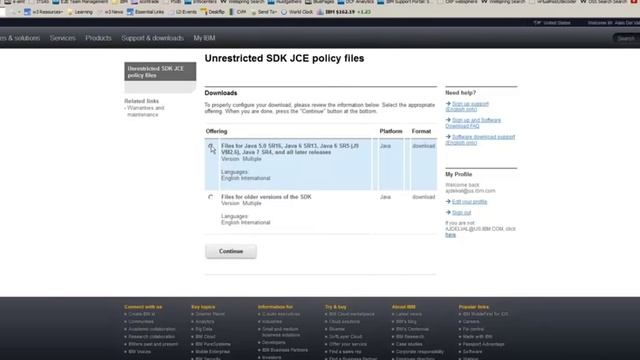 WebSphere 8 5 5 install Java unrestricted SDK policy files смотреть онлайн