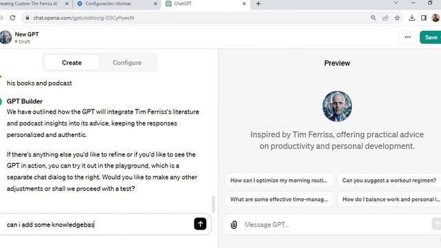 SHOCKING ChatGPT Creation | See Tim Ferriss's Books Turned Into AI GPT (STEP BY STEP) смотреть онлайн