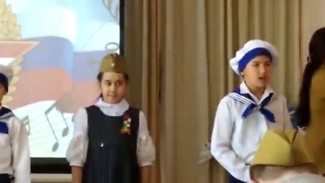 4 класс г.Сибай коррекционная школа для обучающихся с ОВЗ , песня "Мы шагаем как солдаты" смотреть онлайн