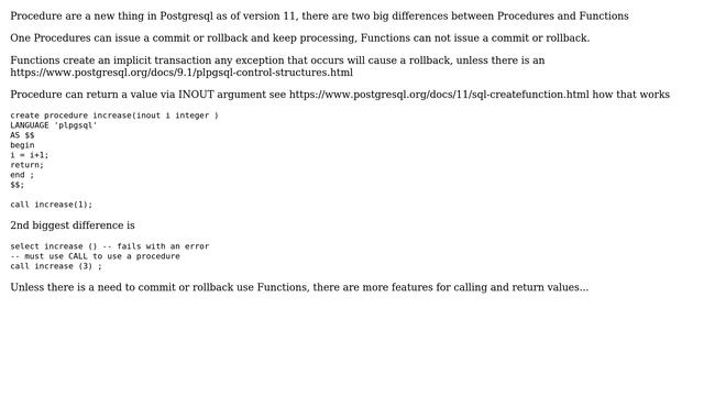 Databases: Returning values for Stored Procedures in PostgreSQL (2 Solutions!!) смотреть онлайн