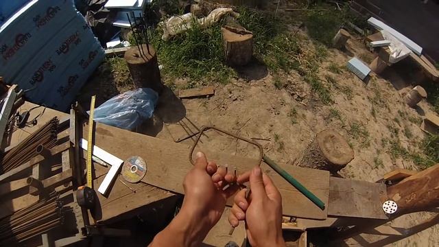 Как делать хомуты для каркаса. Станок для гибки арматуры (хомутов) смотреть онлайн