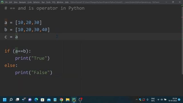 Difference between '==' and '??' operator in Python | Python Beginner Tutorials | An IT Professiona смотреть онлайн