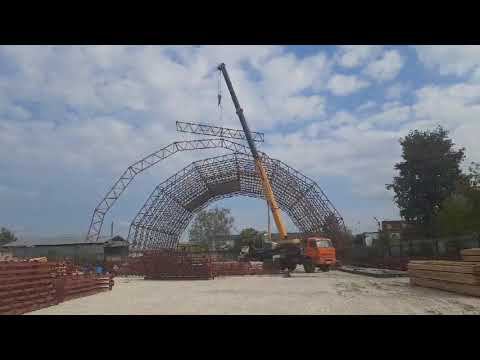 Монтаж арочных ферм смотреть онлайн