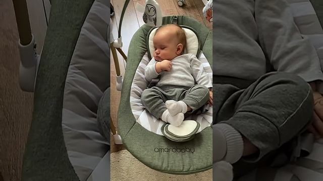 Электронные качели детские AMAROBABY WOODEN SWING смотреть онлайн