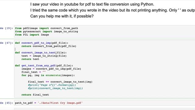 Extract text from Any PDF File (even scanned ones) using OCR pytesseract in 3 SIMPLE STEPS! смотреть онлайн