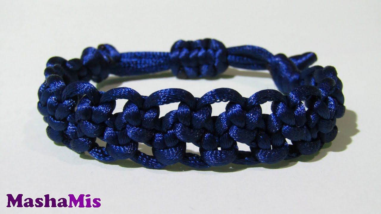 Как сплести БРАСЛЕТ из ШНУРОВ/макраме смотреть онлайн
