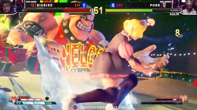 Big Bird (G) vs. Punk (Kolin) - Bo3 - Street Fighter League Pro-US - Season 3 Week 14 смотреть онлайн