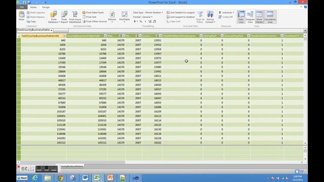 PowerPivot / Reports - Step by Step - US County Business Patterns смотреть онлайн