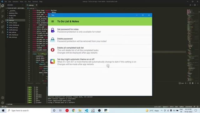 To Do List and Notes - kivy, kivymd, python смотреть онлайн