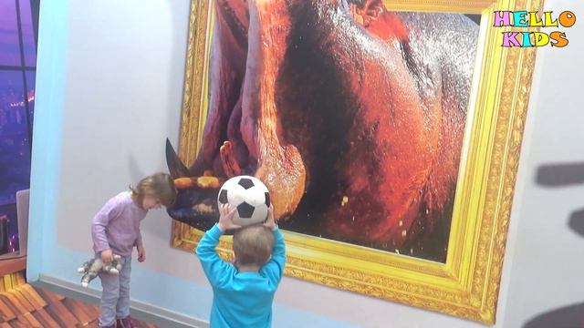 Даша и Вова играют в гостях у великана - дом великана - Сочи (Hello Kids) смотреть онлайн