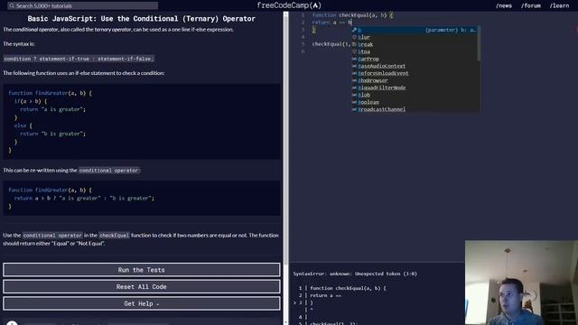 Live Stream - Javascript Algorithms & Data Structures | Basic Javascript Section Pt 7 смотреть онлайн