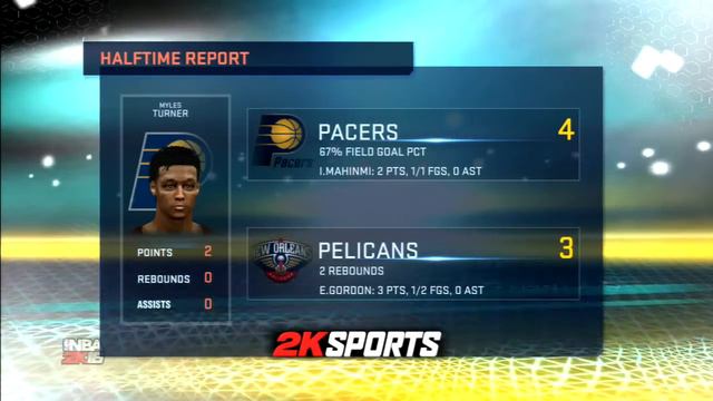 NBA 2k16 Gameplay (PS3) - Pelicans VS Pacers смотреть онлайн