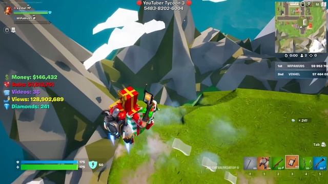 С НОВЫМ ГОДОМ YouTuber Tycoon 3 Fortnite смотреть онлайн