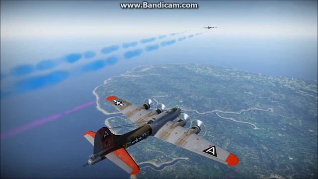 War Thunder FTW Bomber Formation (B29+B17E+B17G) смотреть онлайн