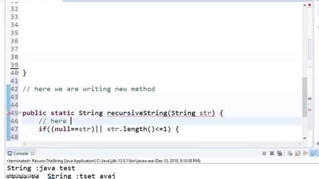 how to reverse a String by java temple смотреть онлайн
