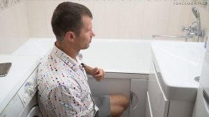 Ремонт  ванной комнаты 170 х 170 | РОЛЬСТАВНИ в ванной | Отзыв о Форс Монтаж