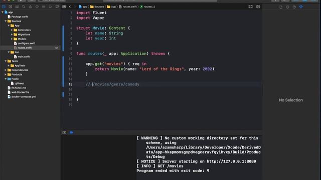 Hello Vapor 4 (Server Side Swift) смотреть онлайн