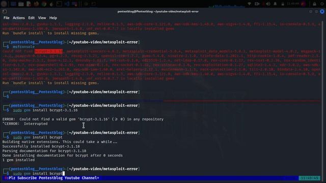 Run `bundle install` to install missing gems || Could not locate Gemfile || Could not find bcrypt смотреть онлайн