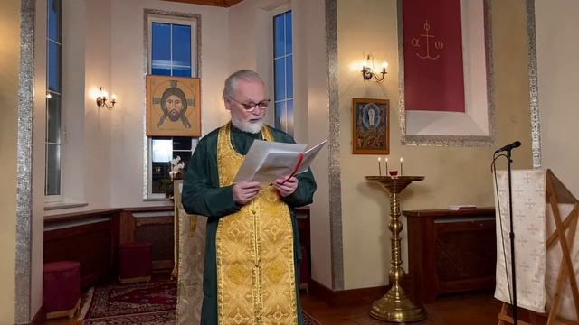 Вечерня на русском языке. Неделя 7-я по Пятидесятнице. 7.08.21 Прямая трансляция смотреть онлайн