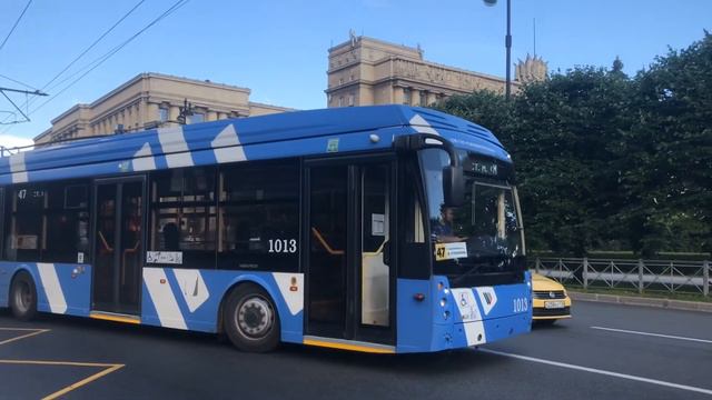 Отправление Троллейбуса с УАХ "Мегаполис" Тролза-5265.08 №1013 смотреть онлайн