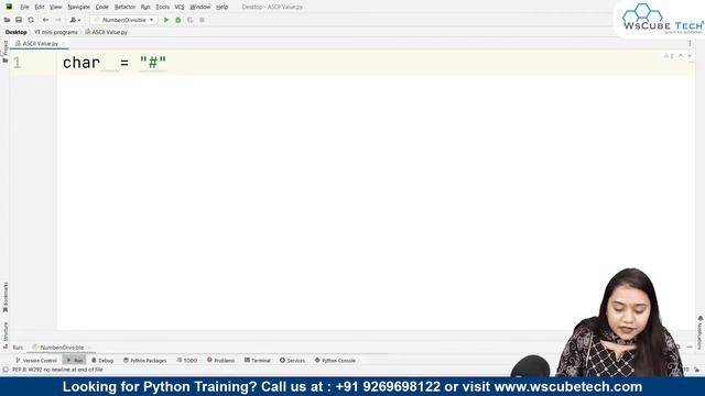 Python Find ASCII Value of Character Program (English) смотреть онлайн