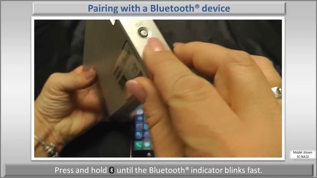 Panasonic - Home Audio - SC-NA10, SC-NA30 - Pairing to a Bluetooth® Device. смотреть онлайн