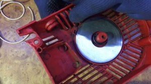 ремонт стартера бензопилы с плавным пуском