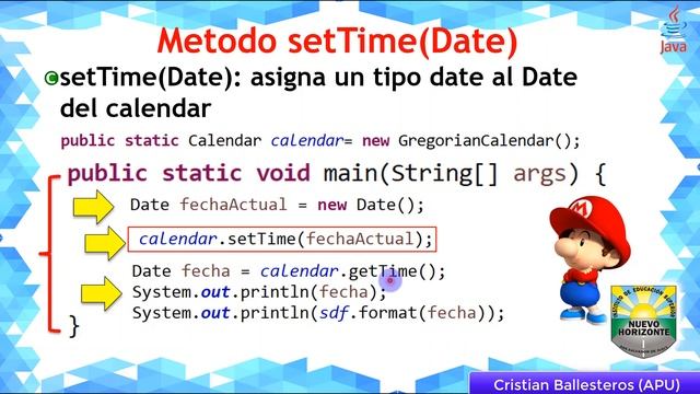 Teoria Clase Date SimpleDateFormat Calendar y metodos en JAVA PARTE 4/4 смотреть онлайн