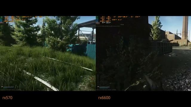 Test RX570 4gb VS RX6600 8gb + I3 10105f / Full Hd / Ultra Settings - Escape From Tarkov